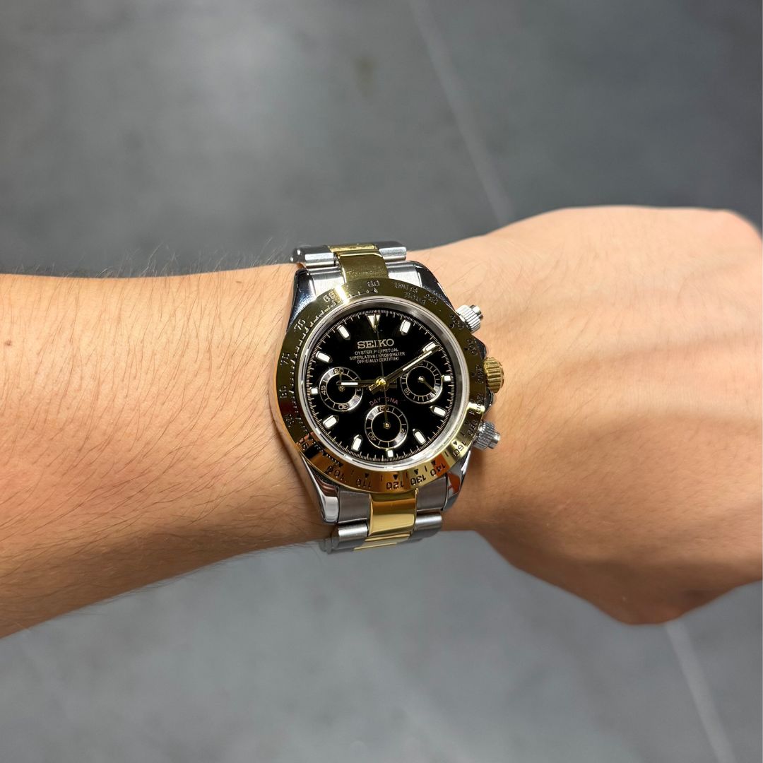 Seiko Daytona Two-Tone Mod - Black