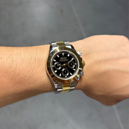 Seiko Daytona Two-Tone Mod - Black
