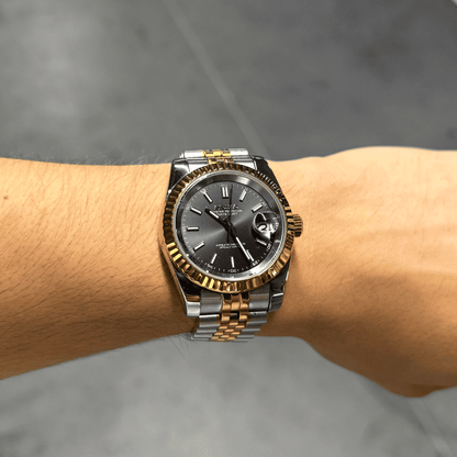 Seiko Datejust Two-Tone Mod - Black