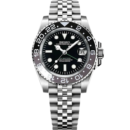 Seiko GMT Mod - Bruce Wayne