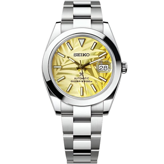 Datejust Mod -  Palm Leaf Smooth Yellow