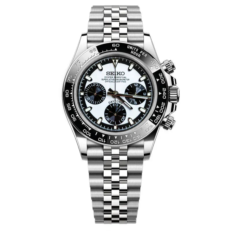 Seiko Daytona Mod - Reverse Panda