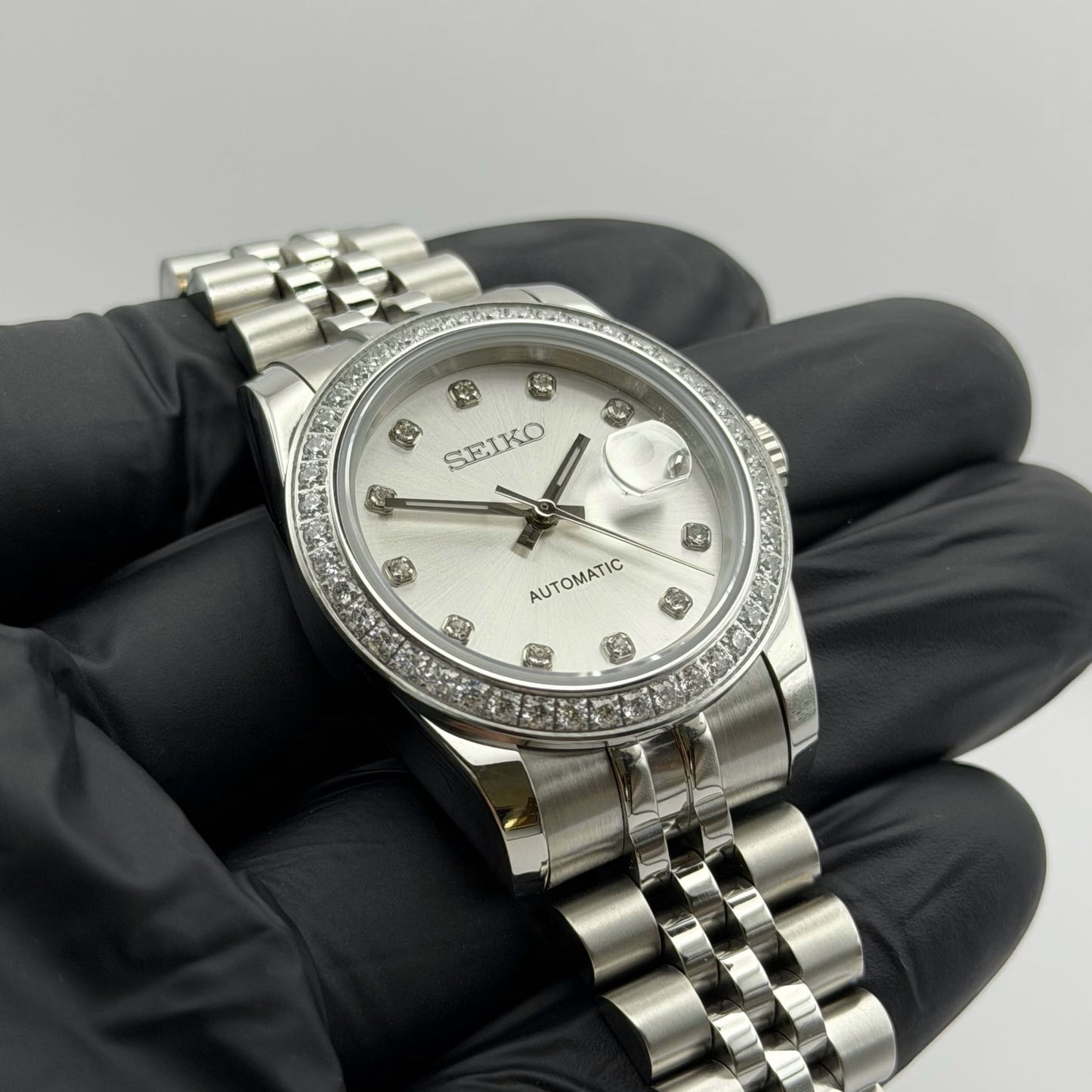 Women's Datejust Mod - Diamond Silver