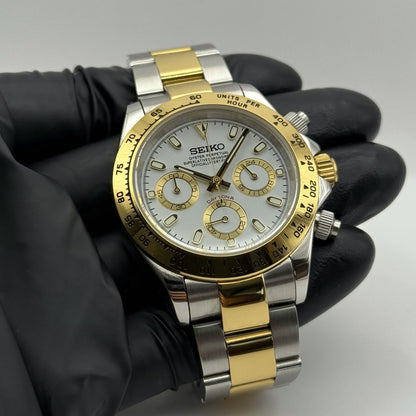 Seiko Daytona Two-Tone Mod - White