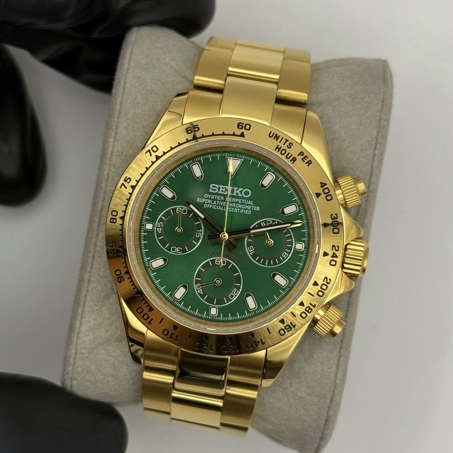 Seiko Daytona Gold Mod - Green