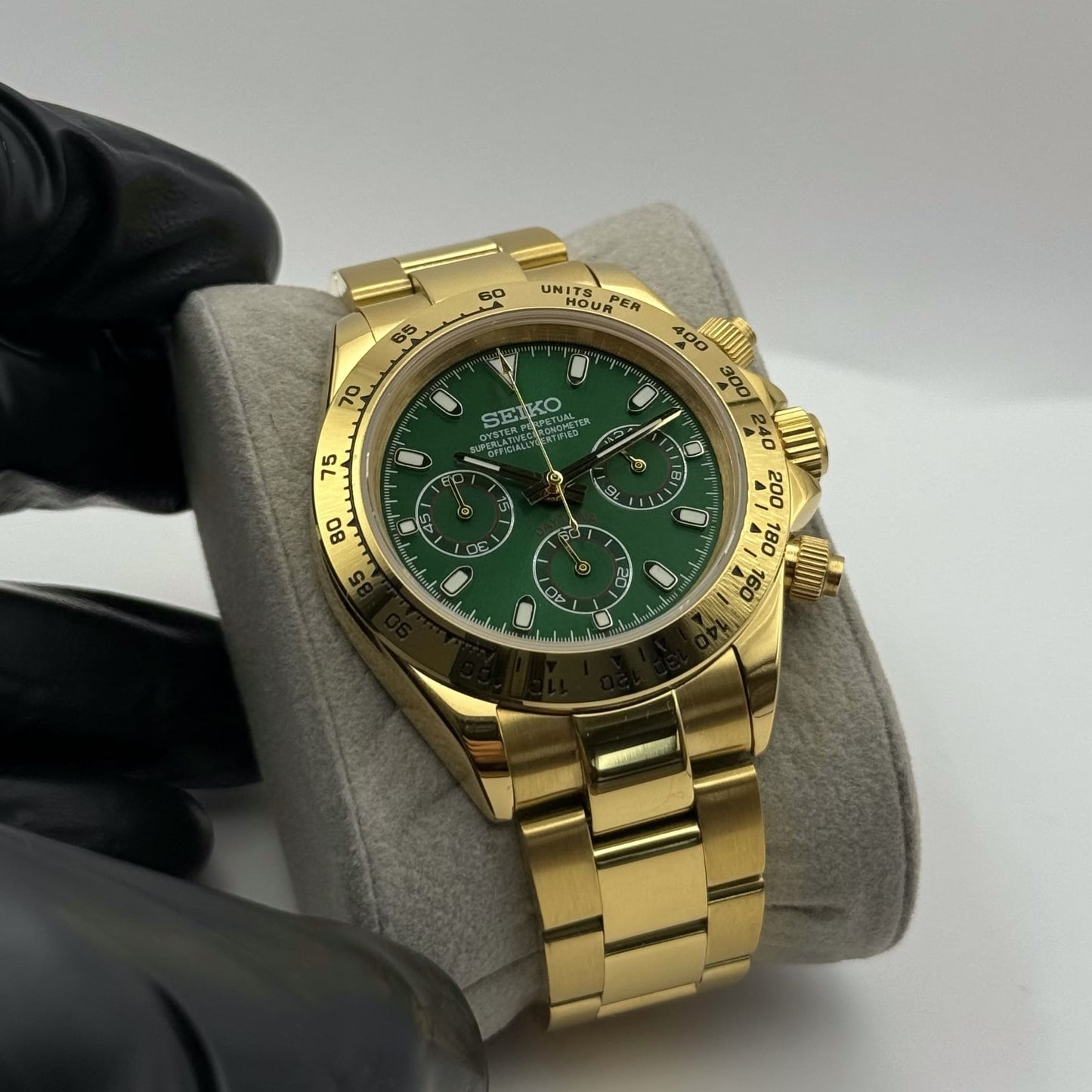 Seiko Daytona Gold Mod - Green