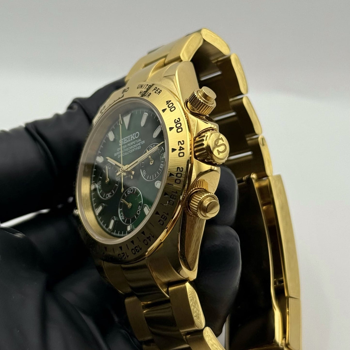 Seiko Daytona Gold Mod - Green