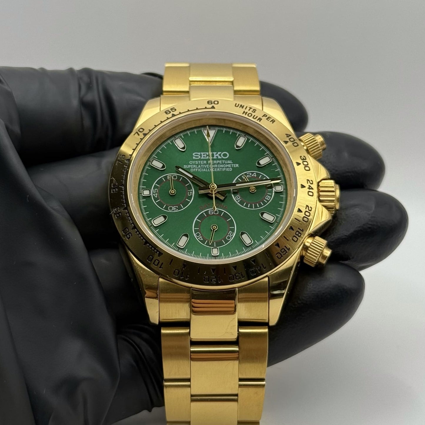 Seiko Daytona Gold Mod - Green