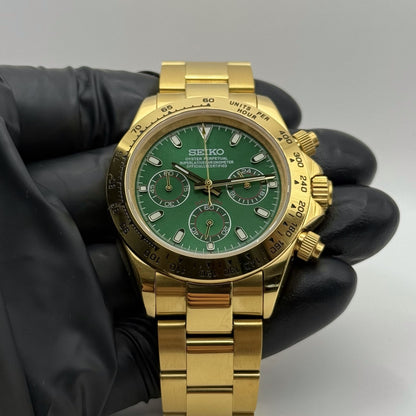 Seiko Daytona Gold Mod - Green