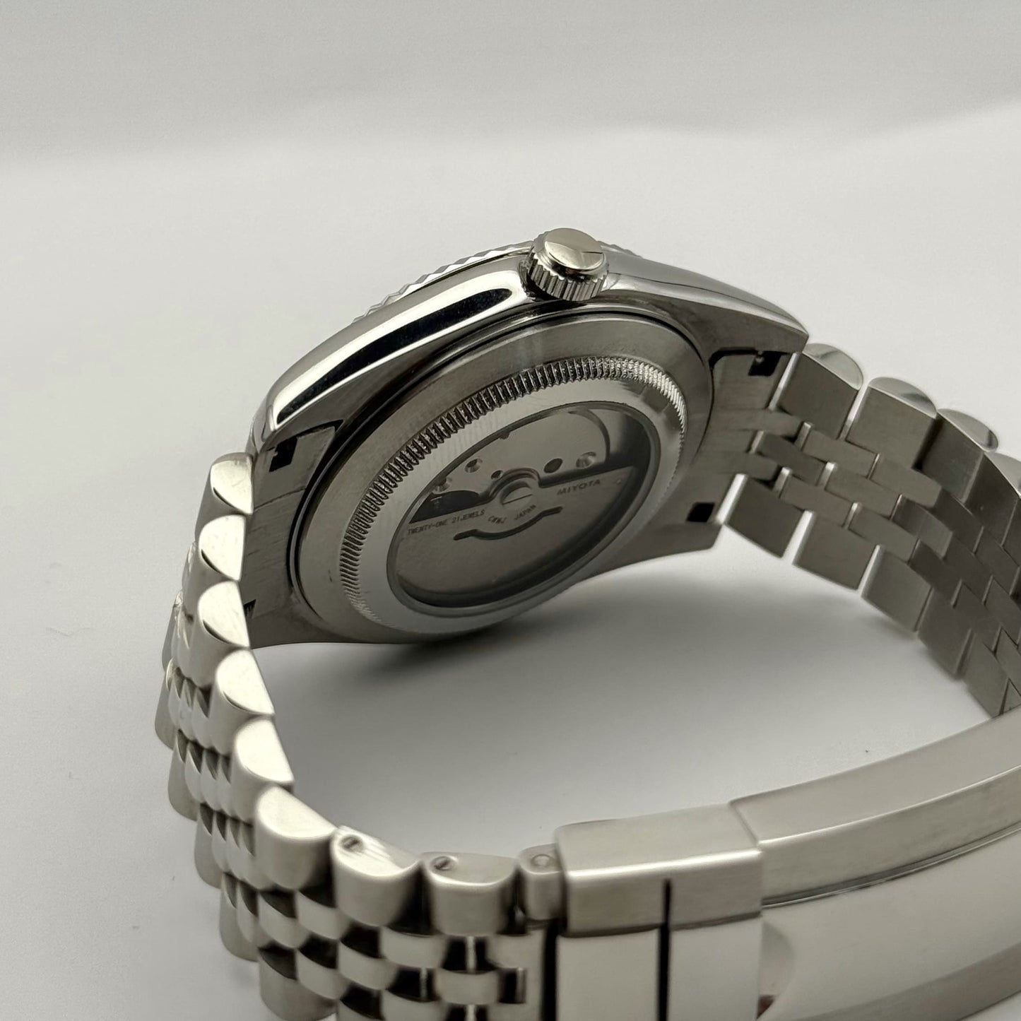 Seiko Day-Date Mod - White Roman