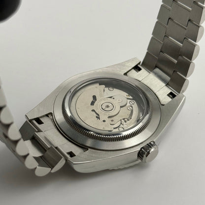 Seiko Datejust Textured Arabic Mod - White
