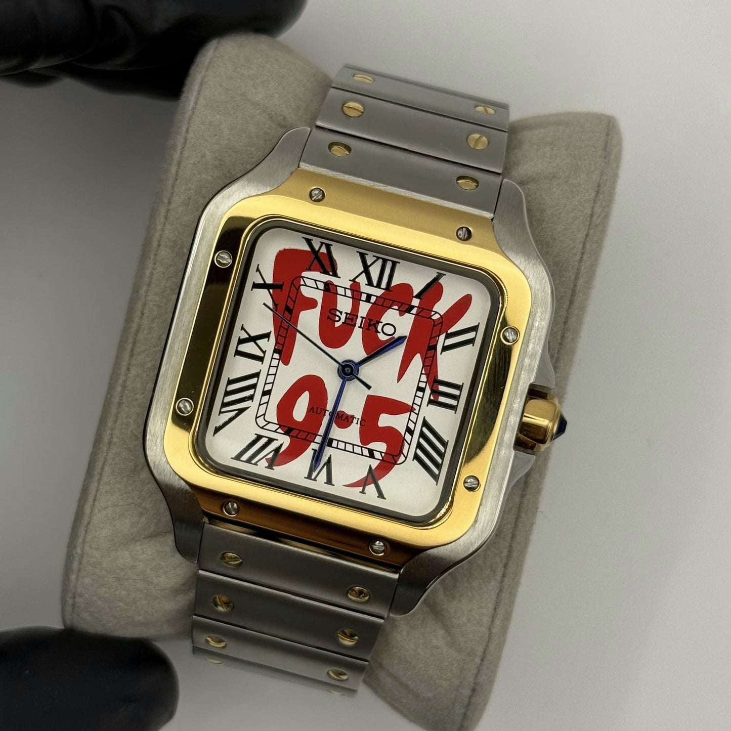 Seiko Santos F*ck 9-5 Mod Two-Tone - White