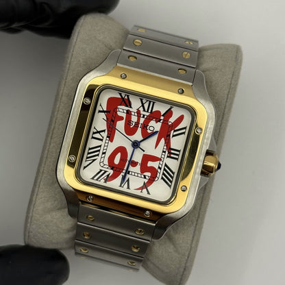 Seiko Santos F*ck 9-5 Mod Two-Tone - White