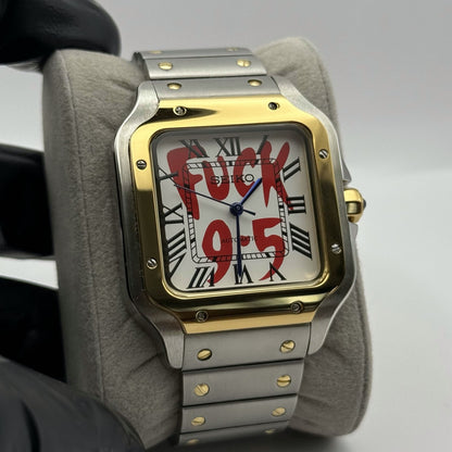 Seiko Santos F*ck 9-5 Mod Two-Tone - White