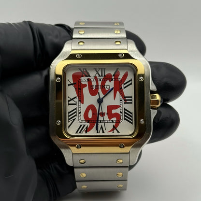 Seiko Santos F*ck 9-5 Mod Two-Tone - White