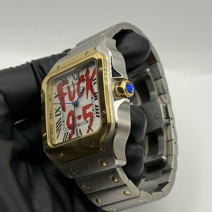 Seiko Santos F*ck 9-5 Mod Two-Tone - White