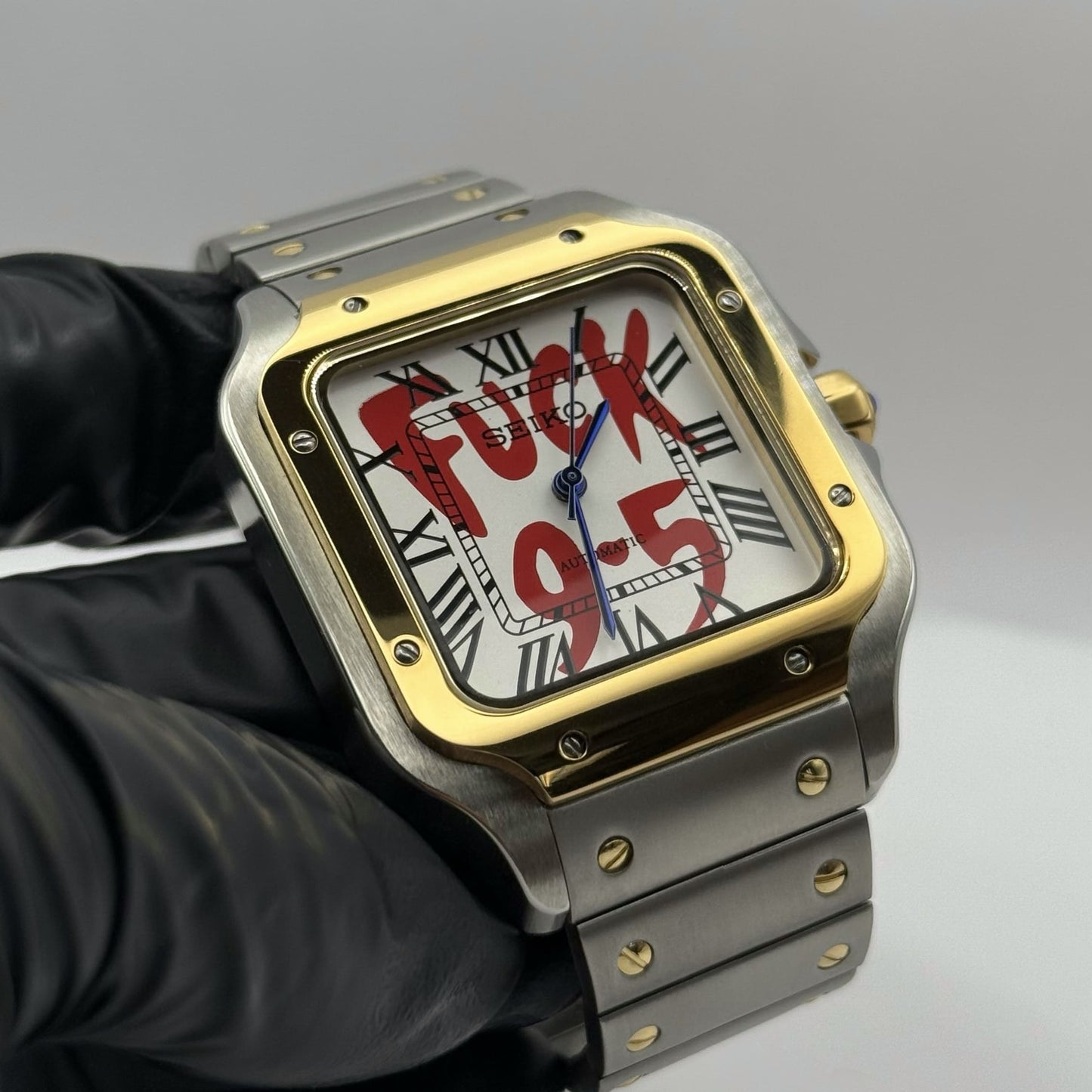 Seiko Santos F*ck 9-5 Mod Two-Tone - White