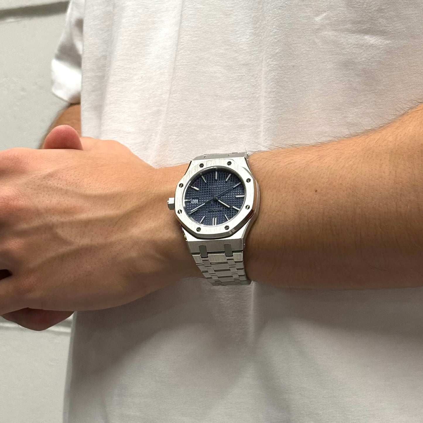 Seiko Royal Oak Mod - Navy Blue