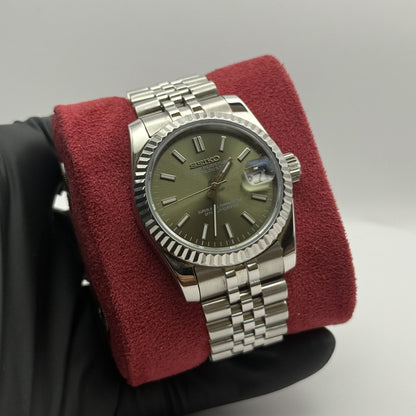 Seiko Datejust Mod - Olive