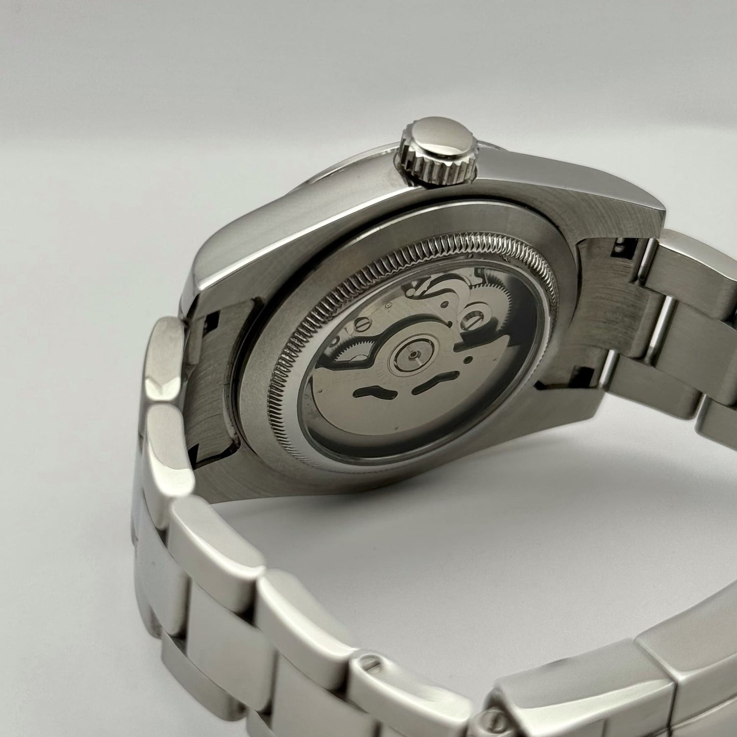 Seiko Datejust Palm Leaf Smooth Mod - Green