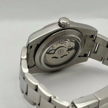 Seiko Datejust Palm Leaf Smooth Mod - Green