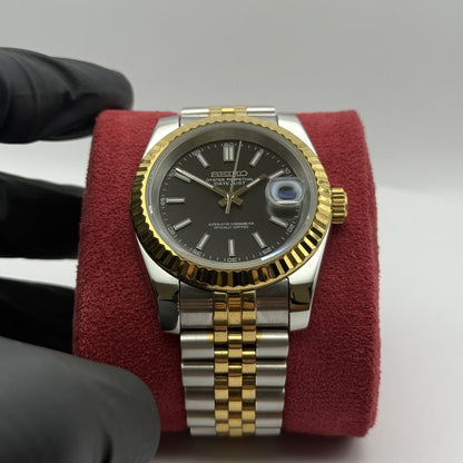 Seiko Datejust Two-Tone Mod - Black
