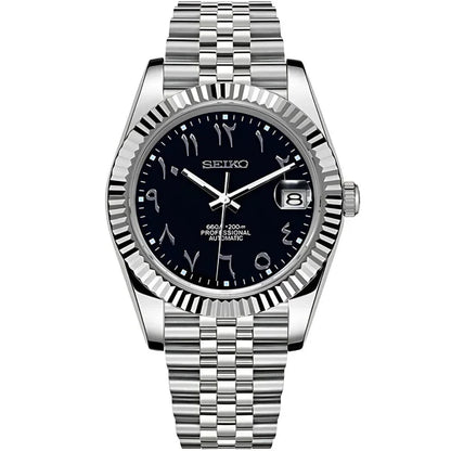 Seiko Datejust Arabic Mod - Black