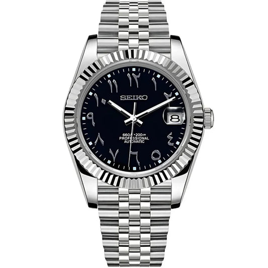 Seiko Datejust Arabic Mod - Black
