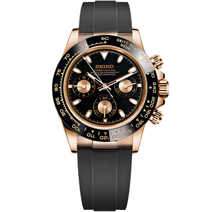 Seiko Daytona Mod - Rose Gold