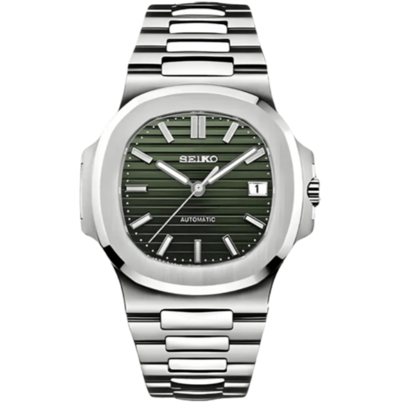 Seiko Nautilus Mod - Olive - Tempus Mods
