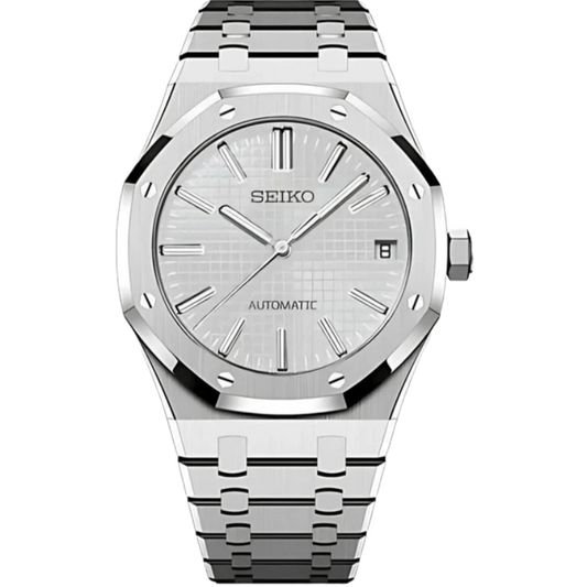 Seiko Royal Oak Mod - White - Tempus Mods